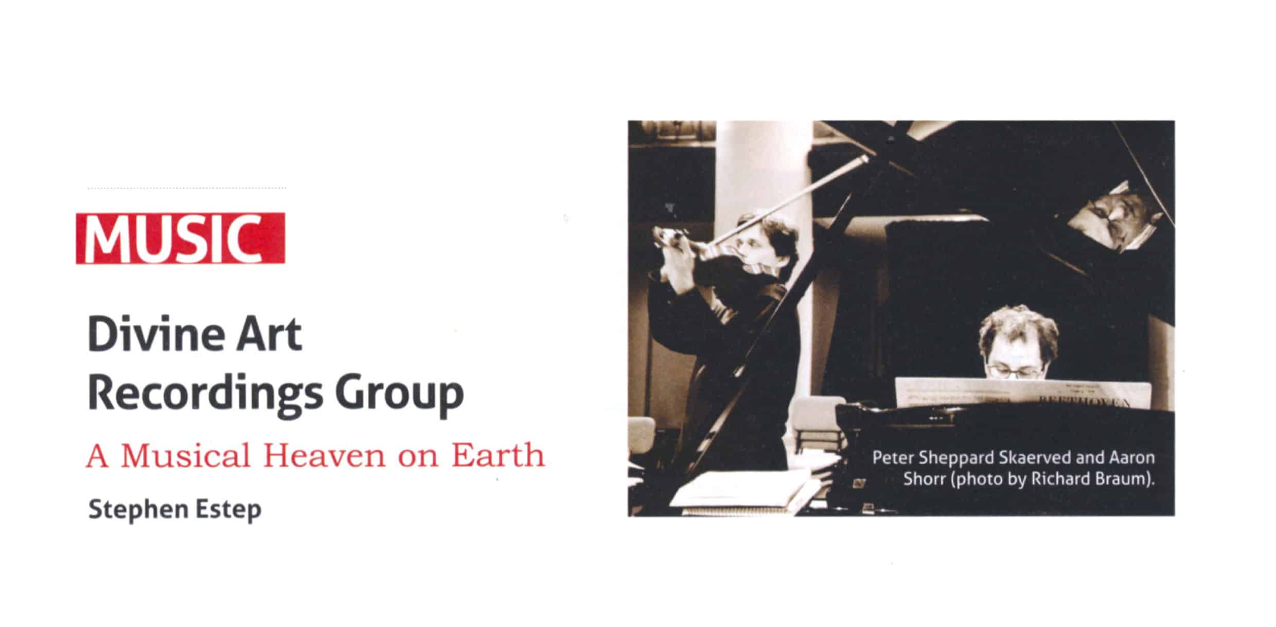The Absolute Sound on Divine Art Recordings