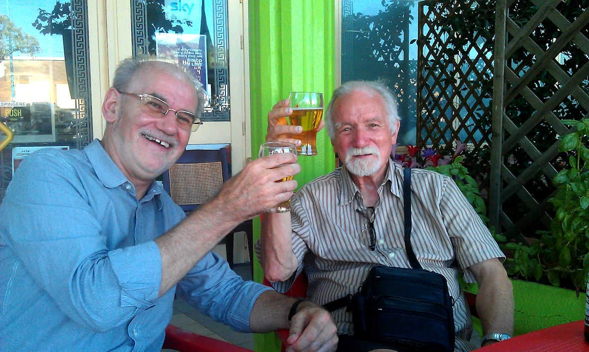 Bill Smith with Ian Mitchell