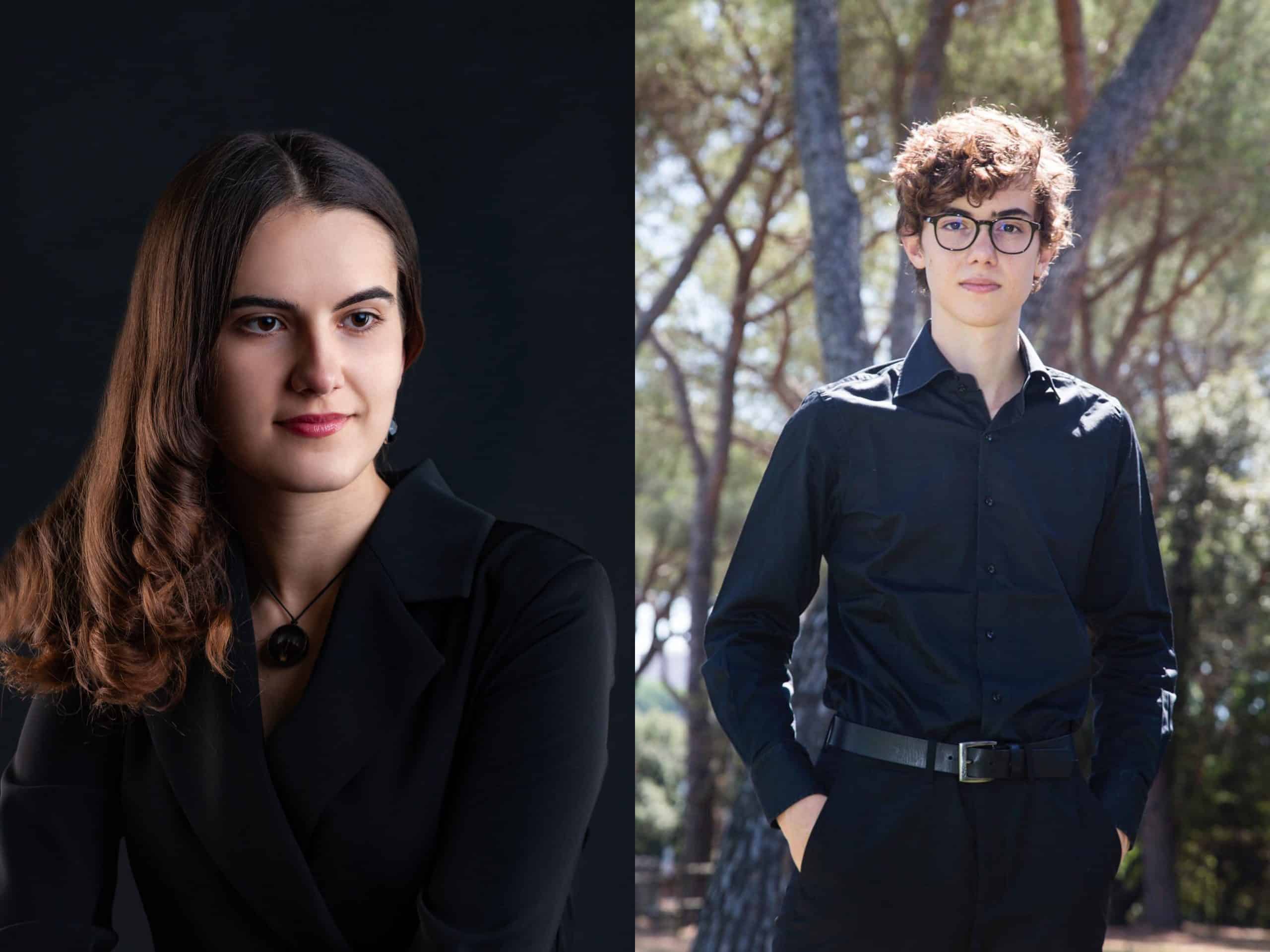 Violetta Fialko (L) and Gabriele Micheli (R)