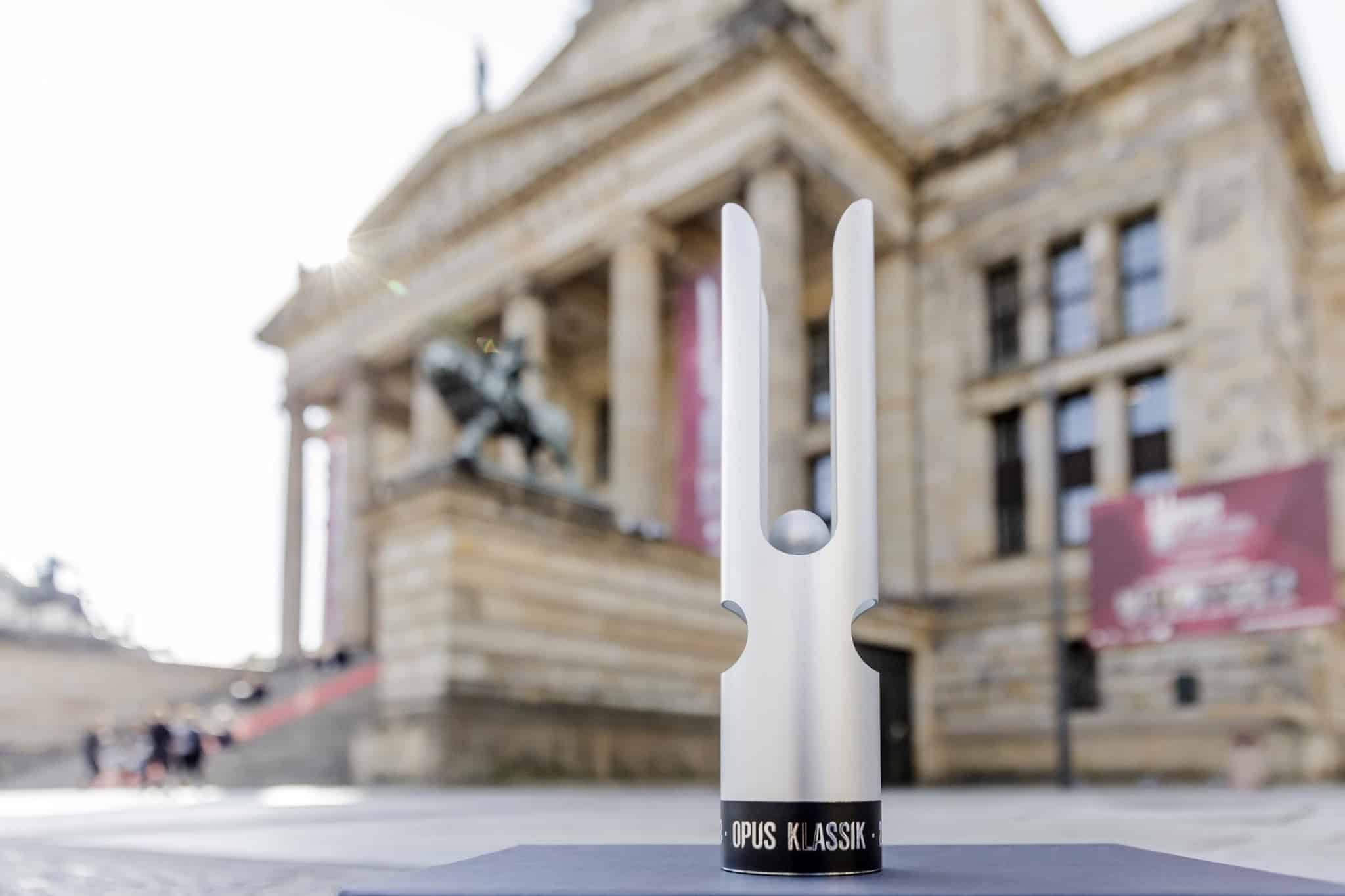 Opus Klassik Award in front of Berlin Concert Hall