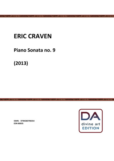 Eric Craven: Piano Sonata No. 9 (sheet music)